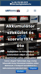 Mobile Screenshot of lestiakku.hu